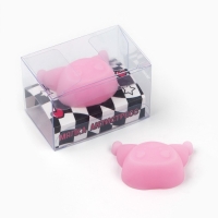 Мялка антистресс &laquo;Нахальный, но очаровательный&raquo;, розовая, 4,4 х 3,5 см