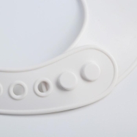 Нагрудник для кормления «Зайка» силиконовый с карманом, цвет белый/розовый Нагрудник для кормления «Зайка» силиконовый с карманом, цвет белый/розовый