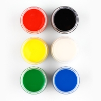 Гуашь 6 цветов по 10 мл, «Котик с кисточкой» Гуашь 6 цветов по 10 мл, «Котик с кисточкой»