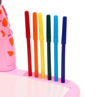 Проектор-столик &laquo;Жирафик&raquo;, свет, звук, цвета МИКС