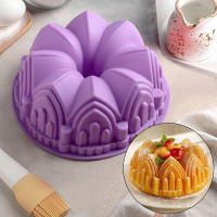 Форма для выпечки Доляна &laquo;Немецкий кекс. Замок&raquo;, силикон, 22&times;8 см, цвет МИКС