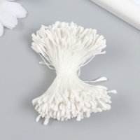 Тычинки для цветов "Белый" набор 360 шт длина 6 см Тычинки для цветов "Белый" набор 360 шт длина 6 см