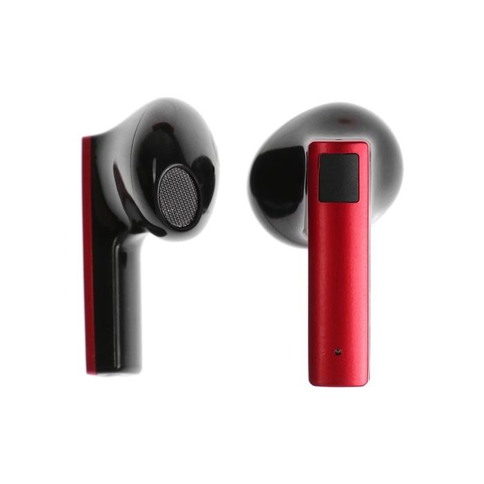 Наушники беспроводные K26, TWS, вкладыши, BT 5.0, 35/260 мАч, дисплей, красные Наушники беспроводные K26, TWS, вкладыши, BT 5.0, 35/260 мАч, дисплей, красные