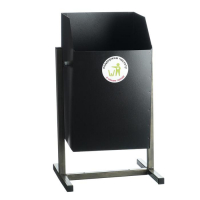 Урна уличная "Квадрат" 22 л, черная, бак 0,5 мм, 50 х 31 х 31 см Урна уличная "Квадрат" 22 л, черная, бак 0,5 мм, 50 х 31 х 31 см