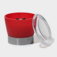 Мельница для специй Доляна «Модерн», 200 мл, 6,5×19 см, цвет красный Мельница для специй Доляна «Модерн», 200 мл, 6,5×19 см, цвет красный