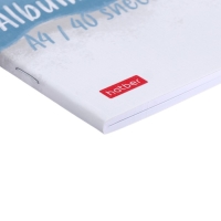 Альбом для рисования А4, 40 листов, на скрепке, "Лягушонок Ден", обложка мелованный картон, матовая ламинация, тиснение, блок 100 г/м², МИКС Альбом для рисования А4, 40 листов, на скрепке, "Лягушонок Ден", обложка мелованный картон, матовая ламинация, тиснение, блок 100 г/м², МИКС