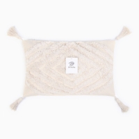 Наволочка декоративная &laquo;Этель&raquo; Бохо, 30х50 см, цвет молочный, 100% хлопок