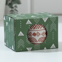 Кружка керамическая «Геометрия», 320 мл, цвет белый Кружка керамическая «Геометрия», 320 мл, цвет белый