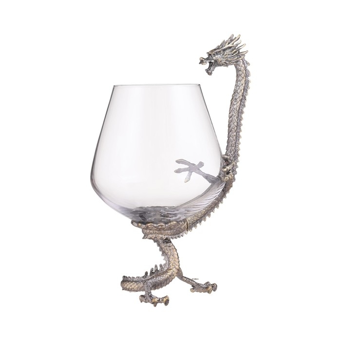 Бокал для коньяка Бокал для коньяка "Дракон", бронза