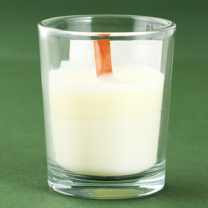 Новогодняя свеча в стакане с сюрпризом внутри &laquo;Страна чудес&raquo;, аромат имбирный пряник