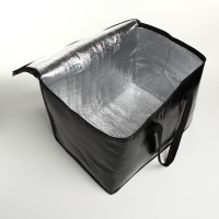 Термосумка на молнии, 32 л, цвет чёрный Термосумка на молнии, 32 л, цвет чёрный