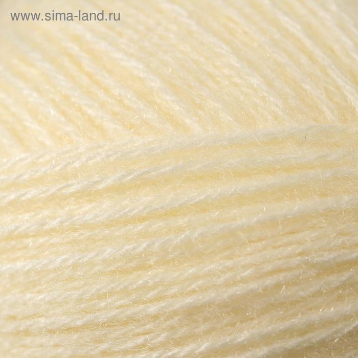 Пряжа Пряжа "Angora Gold" 20% шерсть, 80% акрил 550м/100гр (01 молочный)
