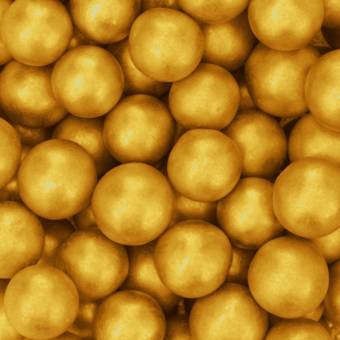 Кондитерская посыпка «Самый лучший день», 10 мм, золотая , 50 г Кондитерская посыпка «Самый лучший день», 10 мм, золотая , 50 г