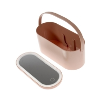 Кейс для косметики с зеркалом KZ-14, подсветка, 96 диодов