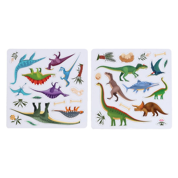 Магнитная книжка- игрушка «В мире динозавров» 8 стр. Магнитная книжка- игрушка «В мире динозавров» 8 стр.
