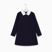 Платье для девочки MINAKU, цвет синий, рост 122 см Платье для девочки MINAKU, цвет синий, рост 122 см