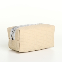 Косметичка на молнии, цвет бежевый Косметичка на молнии, цвет бежевый