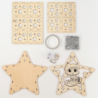 Новогодний ночник &laquo;Звезда-змея&raquo;, 16 &times; 15 &times; 4,5 см