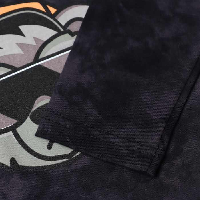 Футболка c дл. рук. детская KAFTAN Футболка c дл. рук. детская KAFTAN "Trendy" р.30 (98-104), серый тай дай