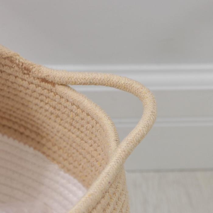 Корзина для хранения плетёная с ручками ручной работы Доляна «Вори», 39×29×23 см, цвет белый Корзина для хранения плетёная с ручками ручной работы Доляна «Вори», 39×29×23 см, цвет белый