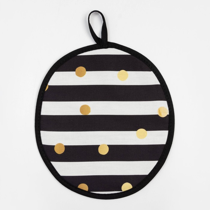 Новогодний подарочный набор Этель "Золотой город", фартук, полотенце, прихватка