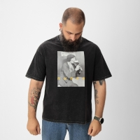 Футболка мужская MIST "Пивко" из вареного хлопка, цв. черный, р-р XL Футболка мужская MIST "Пивко" из вареного хлопка, цв. черный, р-р XL