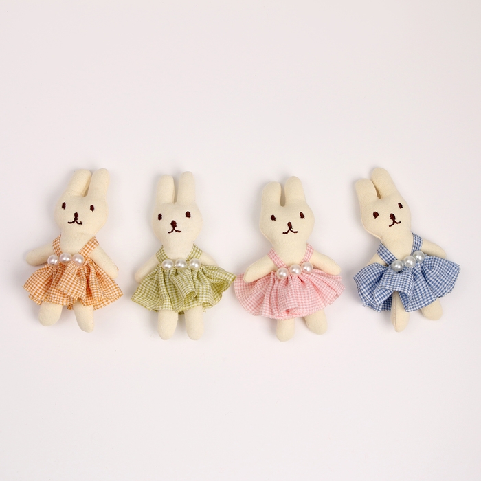 Мягкий магнит &laquo;Зайка&raquo;, 10 см, цвет МИКС