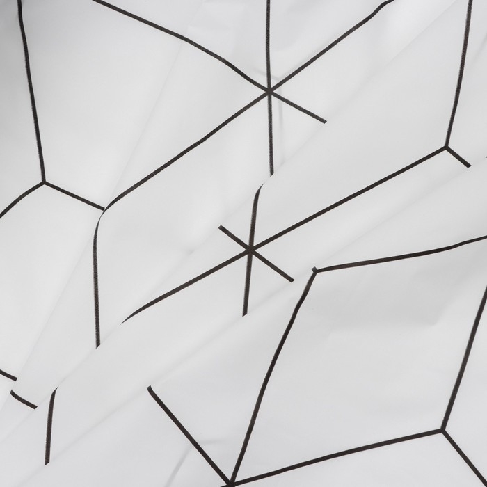 Штора для ванной SAVANNA Secret, 180&times;180 см, EVA, цвет белый