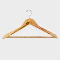 Плечики - вешалки для одежды деревянные "Home", 44,5 х 23 см Плечики - вешалки для одежды деревянные "Home", 44,5 х 23 см