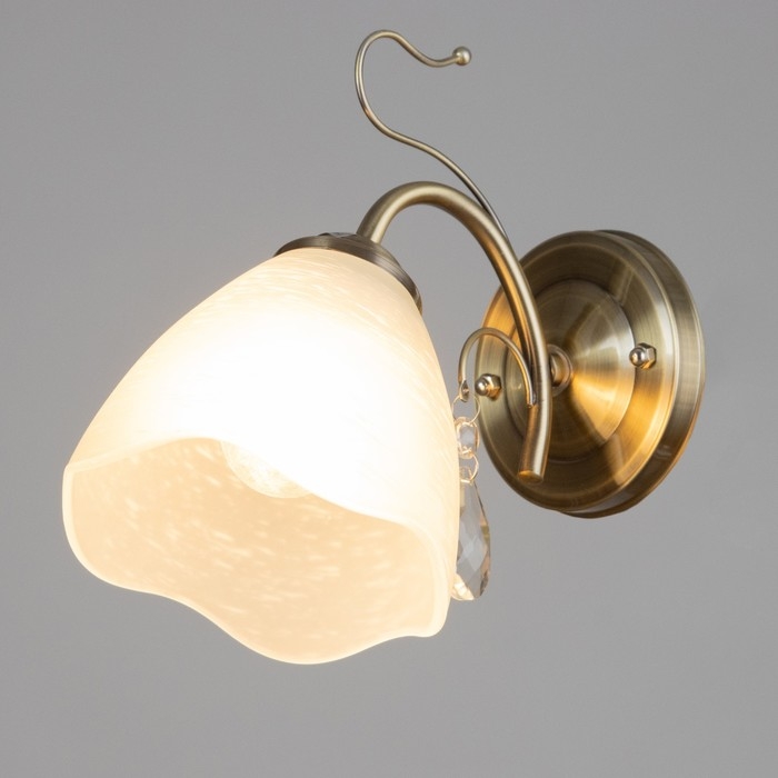 Бра Бра "Роуз" 1х40Вт Е27 Античная бронза 25х13х23см