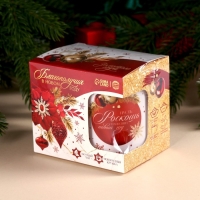 Подарочный набор &laquo;Благополучия&raquo;: чай со вкусом: лимон 50 г., кружка 300 мл.