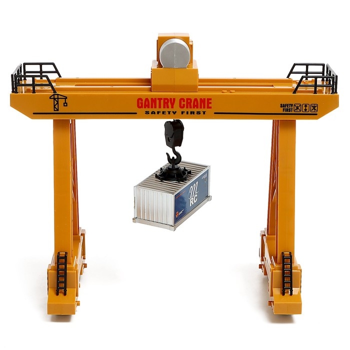 Кран на радиоуправлении &laquo;Козловой&raquo;, работает от аккумулятора