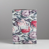 Коробка подарочная складная, упаковка, &laquo;Цветочная&raquo;, 21 х 15 х 7 см