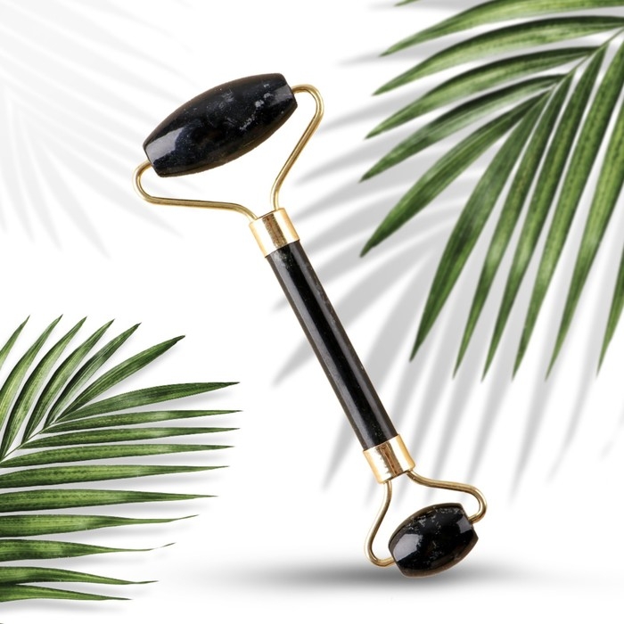 Массажёр, гуаша, для лица и зоны декольте «Магия красоты», антраконит 14,2 х 5,5 см Массажёр, гуаша, для лица и зоны декольте «Магия красоты», антраконит 14,2 х 5,5 см