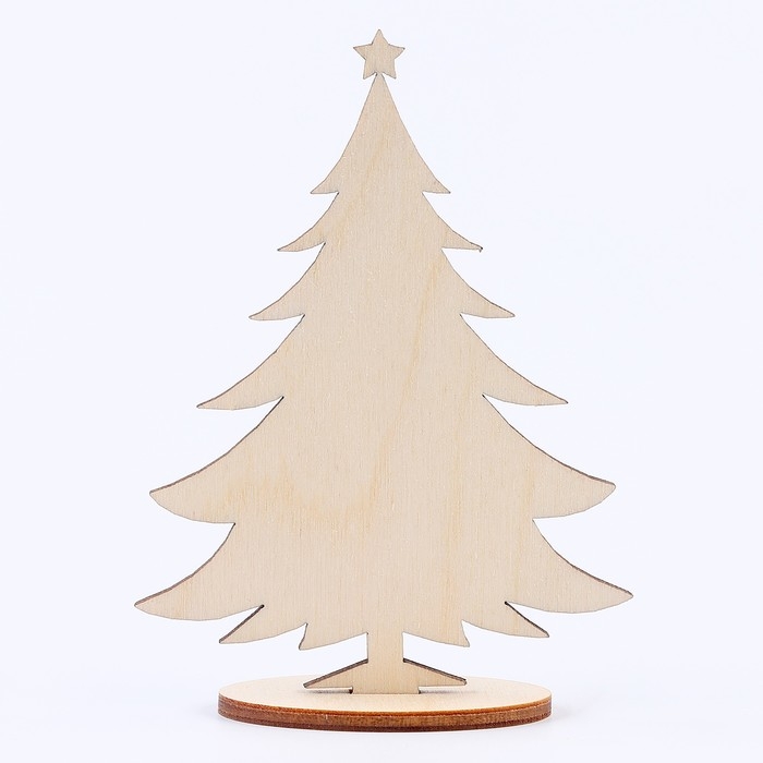 Новый год! Модель из дерева &laquo;Ёлка сборная №31&raquo;