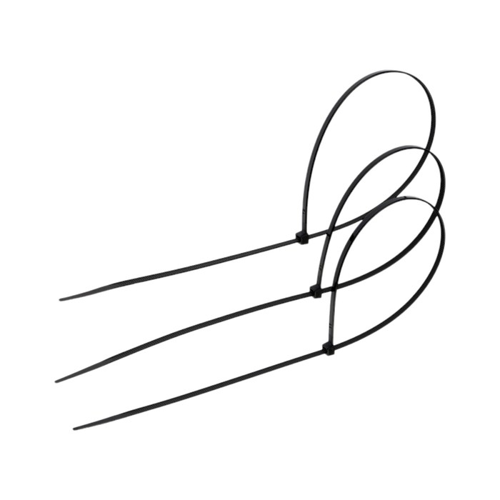 Хомут нейлоновый ТУНДРА krep для стяжки, 4.8х450 мм, черный, в упаковке 100 шт. Хомут нейлоновый ТУНДРА krep для стяжки, 4.8х450 мм, черный, в упаковке 100 шт.