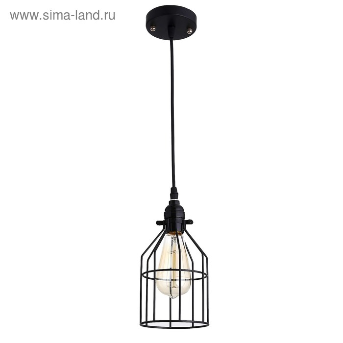 Светильник BayerLux "Капелло" 1xE27 40Вт черный 14х14х100 см.