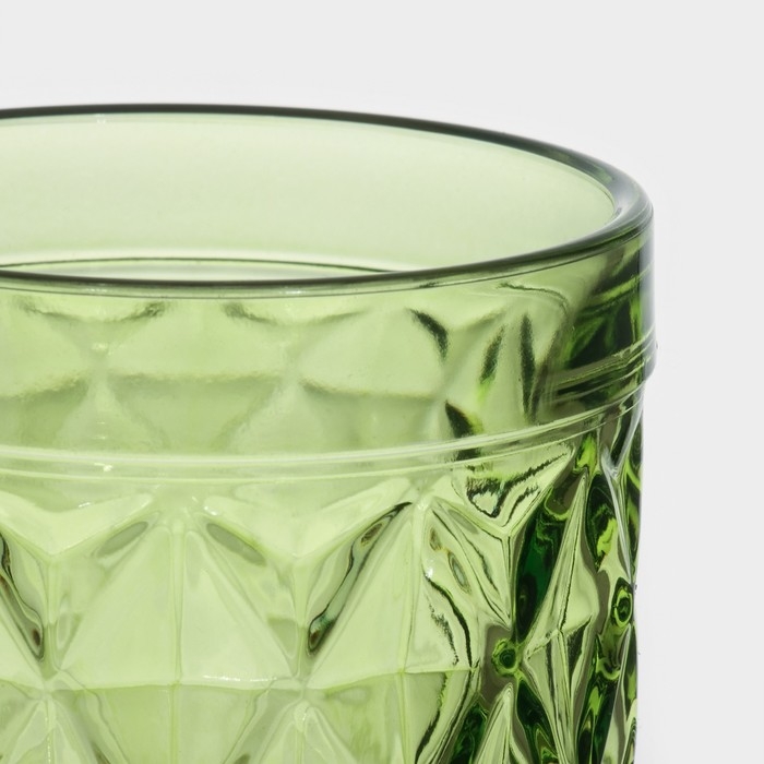 Кружка стеклянная, 400 мл, цвет и текстура МИКС