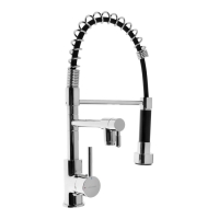 Смеситель для кухни Accoona A5490-7, однорычажный, гибкий излив, хром Смеситель для кухни Accoona A5490-7, однорычажный, гибкий излив, хром