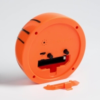 Часы - будильник настольные "Баскетбольный мяч", дискретный ход, 11 см, 11.5 х 11.5 см, АА