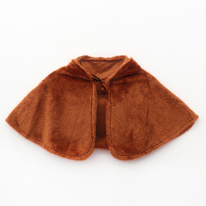 Карнавальная накидка &laquo;Косолапый Мишка&raquo;, рост 104-128 см, коричневый