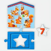 Досочки Сегена. Сортер деревянный для малышей &laquo;Умный городок. Формы, цвета, животные,счёт&raquo;