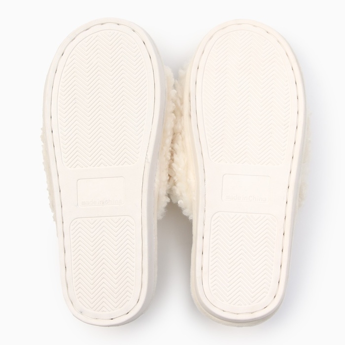 Тапочки женские с открытым носом, размер 36-37, синий бант Тапочки женские с открытым носом, размер 36-37, синий бант