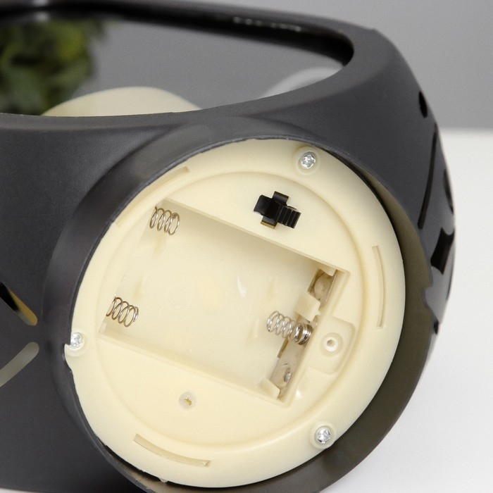 Ночник Ночник "Фонарь средний" LED от батареек 3хААА черный 15х8,5х22 см