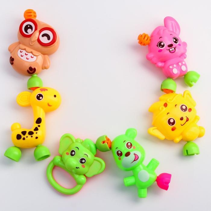 Набор погремушек «Собери меня», 6 шт, Крошка Я Набор погремушек «Собери меня», 6 шт, Крошка Я