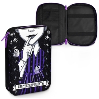 Пенал-футляр мягкий 165 х 235 х 30 мм, текстильный, Феникс "Милая готика" 64994 Пенал-футляр мягкий 165 х 235 х 30 мм, текстильный, Феникс "Милая готика" 64994