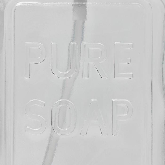 Дозатор для мыла стеклянный 580 мл