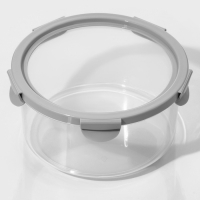 Набор ланч - боксов Доляна, 3 шт, 500 мл, 1 л, 1,9 л, прозрачный