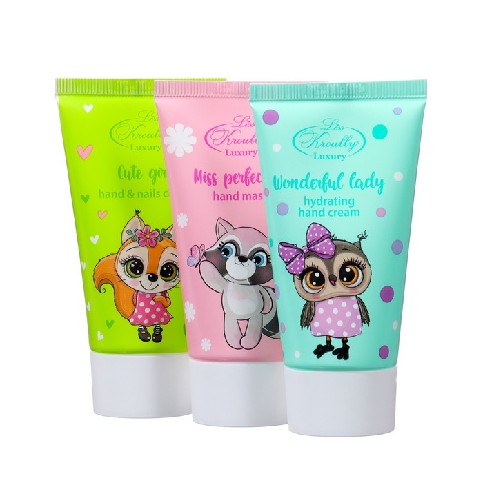 Подарочный набор косметики Liss Kroully:маска, 50 мл + крем, 50 мл + крем, 50 мл