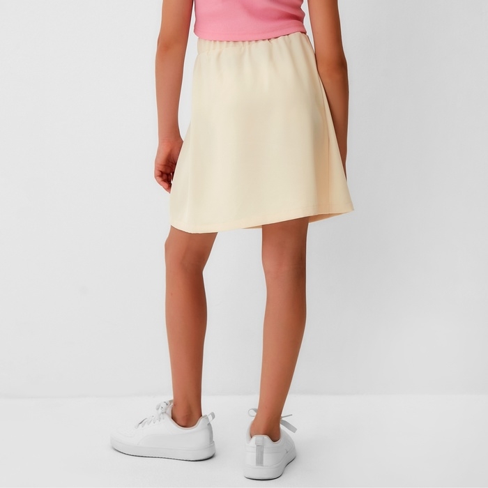Юбка для девочки MINAKU, цвет бежевый, рост 146 см
